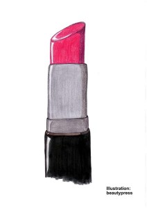 Lippenstift mit schiefer Ebene