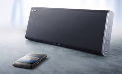 Sony Funk-Lautsprecher SRS-BTX500 beherrscht neben Bluetooth auch NFC